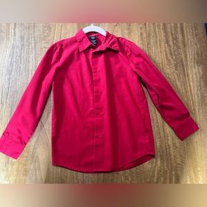 Dockers' long sleeve button down shirt kids size 7